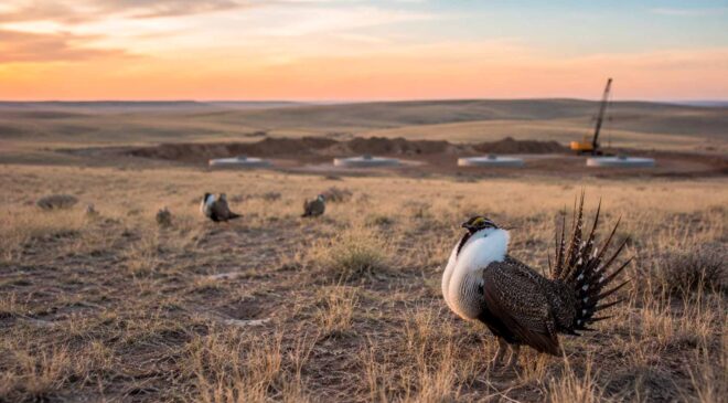Four wind turbines in South Dakota were removed after engineers realized they stood too close to a grouse “dance floor” 27 removal of wind turbines due to grouse