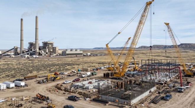 In a small Wyoming coal town, a 4 billion dollar project has begun building the first new kind of US nuclear reactor in 40 years, one that stores its heat in molten salt and can surge to 500 megawatts on demand 16 A next generation nuclear reactor under construction in Wyoming