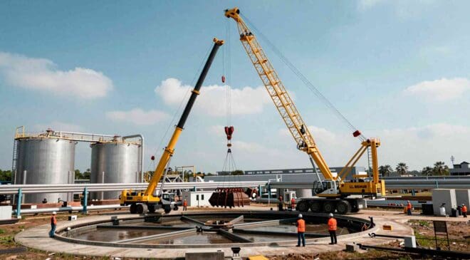 ALL Crane Rental deploys 190-ton all-terrain crane for Canton, Georgia wastewater plant's $70 million expansion 41 Crane