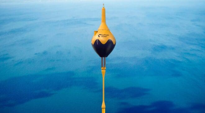 Portugal is testing a buoy that disappears beneath the waves during storms and resurfaces when the sea can power a city the size of Miami 34 buoy that generates wave power