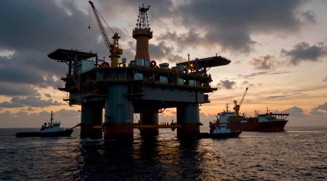 OMV Petrom installs Neptun Alpha platform in Black Sea as Romania targets EU's largest natural gas producer status by 2027 45 OMV