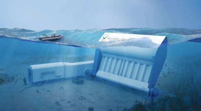 Engineers want to build giant underwater gates in the Atlantic that turn waves into electricity while creating a new home for mussels, oysters, and barnacles 23 underwater gates converting waves energy into electricity