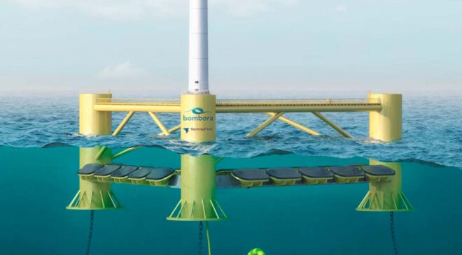 A giant underwater ‘lung’ could generate electricity by breathing with the waves, inflating flexible membranes that push air through a turbine with every swell 31 hybrid platform harnessing waves and wind