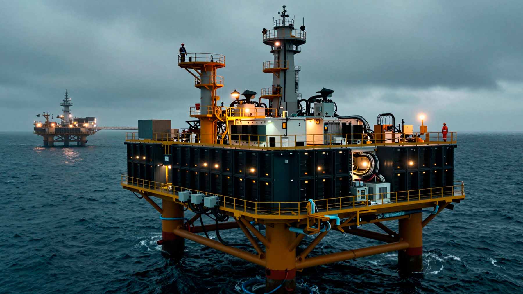 AI needs so much electricity that tech giants are moving data centers onto the ocean and borrowing Big Oil’s playbook to keep them running 1 AI, energy plant