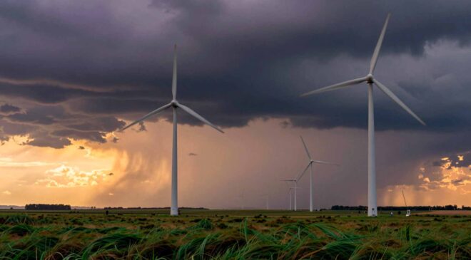 Wind farms were built to capture the power of the sky, but scientists discovered something even more valuable hiding inside the turbulence 43 15. GES Wind farms were built to capture the power
