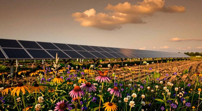 Two solar farms sat side by side in New York, but only one was alive with native bees, butterflies, and over 100 wildflower species 46 17. GES Two solar farms sat side by side in New