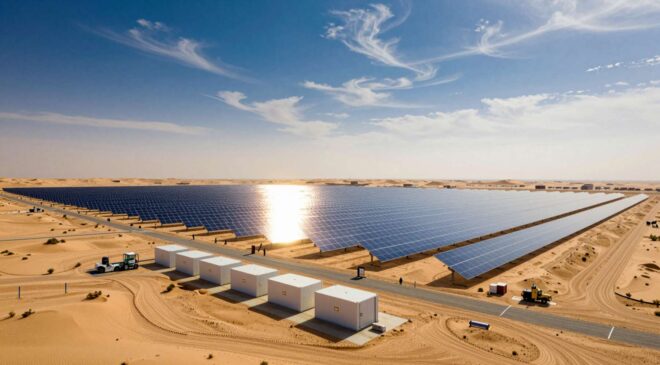 In the Abu Dhabi desert, a solar plant became so massive that it can deliver clean electricity every hour of every day, and 13 global banks bet $6 billion on making it happen 11 Aolar