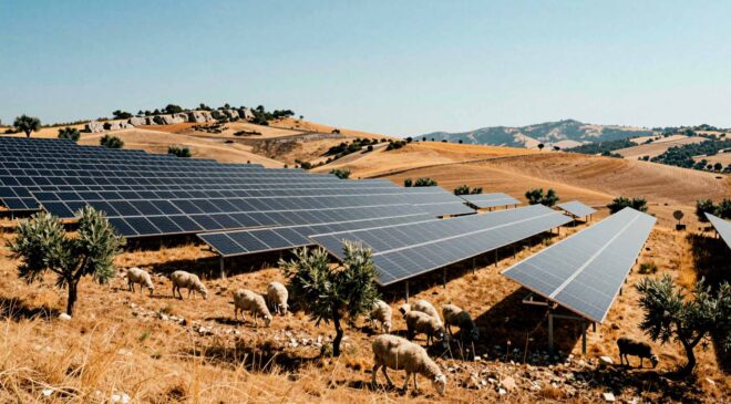 Sicily's newest solar farm will power hundreds of thousands of homes while sheep graze in the shade of its panels and forests grow back around them 27 Solar