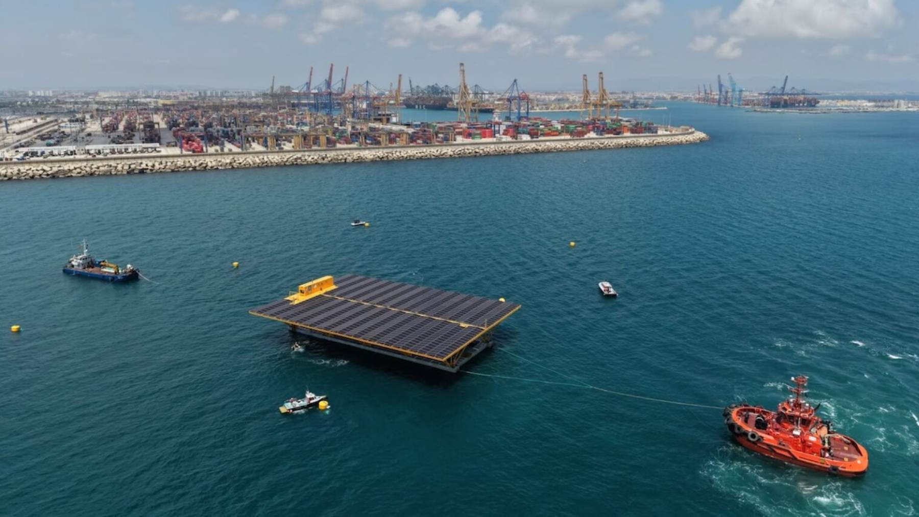 Solar in Spain port