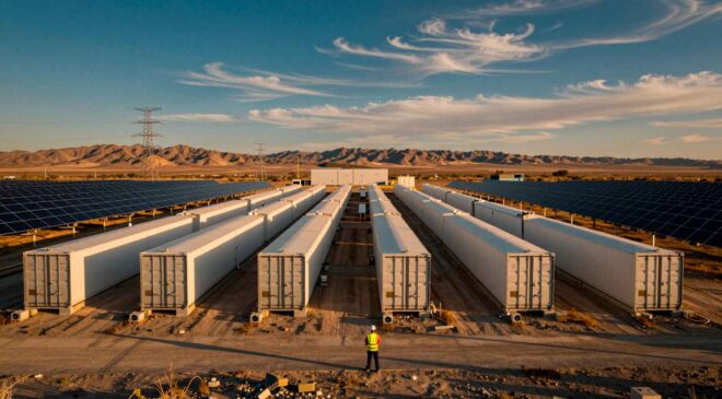 U.S. utility-scale battery storage capacity reaches 52 GW in mid-2026, averaging 70% annual growth over three years 23 Battery and solar