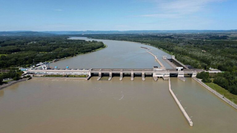 Austria’s Altenwörth Dam gained a 7.5-mile river bypass, reopening upstream fish passage and creating gravel nesting grounds for birds