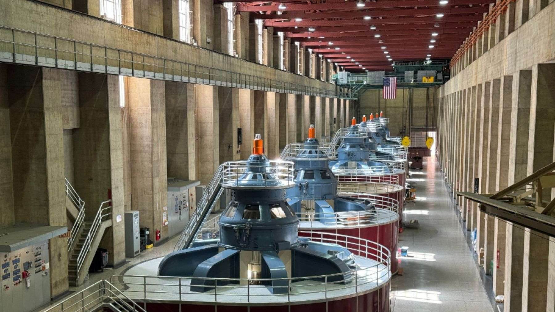 the turbines of Hoover Dam