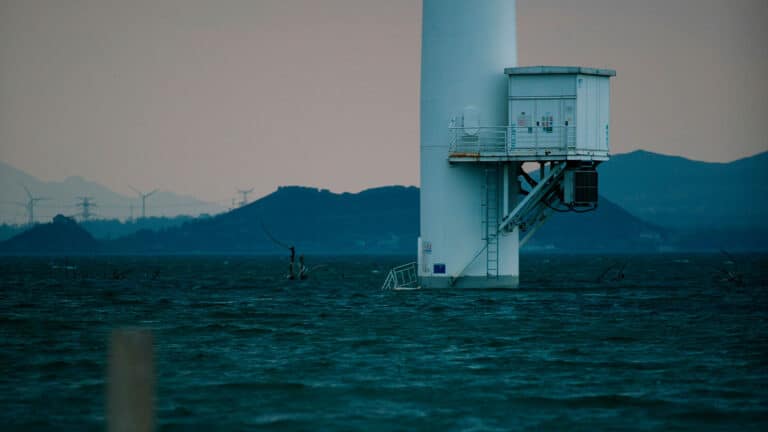Scientists put a giant floating wind platform on a diet