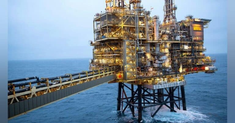 Off Aberdeen, a wellhead platform sat finished in 256 feet of water for two years, and it won government consent to finally send North Sea gas ashore